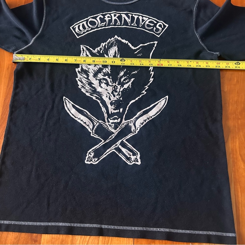 5/$25 Sale Jason Ellis Wolfknives thermal long sleeve shirt Size XL - Picture 4 of 6